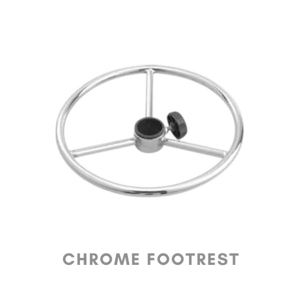 CHROME FOOTREST